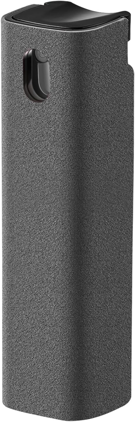 Touchscreen Mist Cleaner with Microfiber Cloth for Phones, Laptops, and Tablets - Two-in-One Spray and Cloth (Grey)